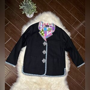Koos of Course! Reversible blazer sz large